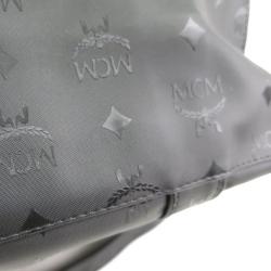 Pre Owned MCM Black Visetos Leather Shoulder Bag