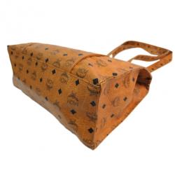 Pre Owned MCM Brown Conyac Visetos Tote