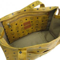 Pre Owned MCM Brown Conyac Visetos Tote