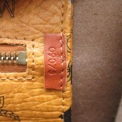 Pre Owned MCM Brown Conyac Visetos Tote