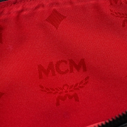 MCM Multicolor Visetos Coated Canvas Vogue Korea Zip Pouch