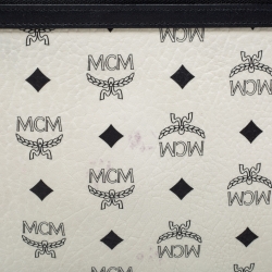 MCM Multicolor Visetos Coated Canvas Vogue Korea Zip Pouch