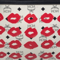 MCM Multicolor Visetos Coated Canvas Vogue Korea Zip Pouch