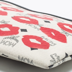 MCM Multicolor Visetos Coated Canvas Vogue Korea Zip Pouch