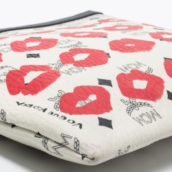 MCM Multicolor Visetos Coated Canvas Vogue Korea Zip Pouch