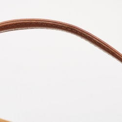 MCM Brown Visetos Coated Canvas and Leather Stripe Tote