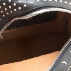 Pre Owned MCM Black Leather X Mini  Studded Strak-Bebe Boo Backpack