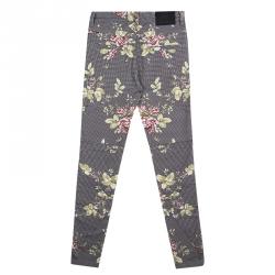 Pre Owned MCQ by Alexander McQueen Multicolor Rose Kaleidoscope High Waist Skinny Jeans S