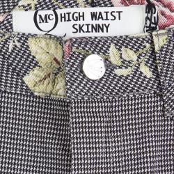 Pre Owned MCQ by Alexander McQueen Multicolor Rose Kaleidoscope High Waist Skinny Jeans S