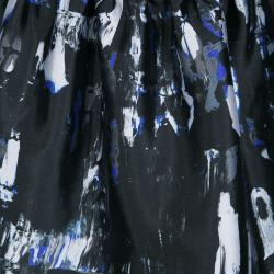 Pre Owned McQ by Alexander McQueen Richter Print Gathered Skirt M