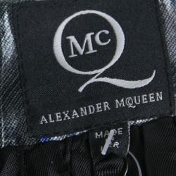 Pre Owned McQ by Alexander McQueen Richter Print Gathered Skirt M