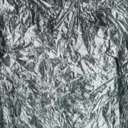 Pre Owned Mcq By Alexander McQueen Printed Foil Effect Sleeveless Dress M