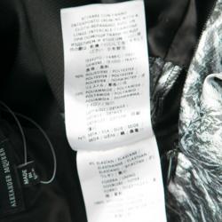 Pre Owned Mcq By Alexander McQueen Printed Foil Effect Sleeveless Dress M