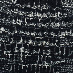 مملوكة مسبقًا McQ by Alexander McQueen Monochrome Printed Body-Con Dress XL