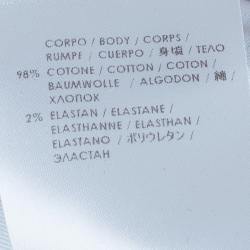 مملوكة مسبقًا McQ by Alexander McQueen Monochrome Printed Body-Con Dress XL