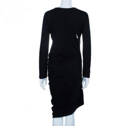 Pre Owned McQ by Alexander Mcqueen Long Sleeve Zip Detail Dress XL