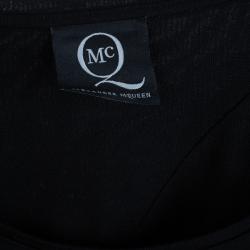 Pre Owned McQ by Alexander Mcqueen Long Sleeve Zip Detail Dress XL