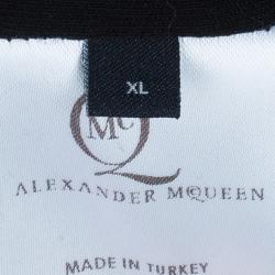 Pre Owned McQ by Alexander Mcqueen Long Sleeve Zip Detail Dress XL