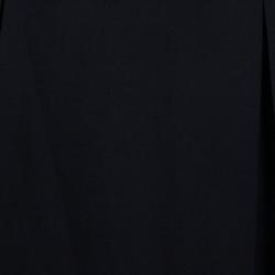 Pre Owned McQ by Alexander McQueen Black V-Neck Flared Dress M