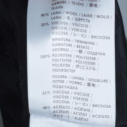 Pre Owned McQ by Alexander McQueen Black V-Neck Flared Dress M