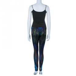 McQ Alexander McQueen Multicolor Kaleidoscope Crocodile Leggings