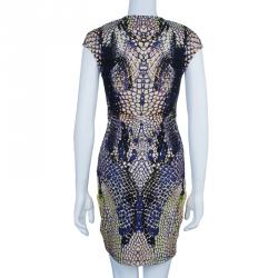 مملوكة مسبقًا فستان أم سي كيو باي ألكساندر ماكوين بأكمام قصيرة M