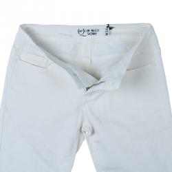 Pre Owned McQ By Alexander McQueen Off-White Low Waist Denim Jeans S