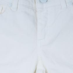 Pre Owned McQ By Alexander McQueen Off-White Low Waist Denim Jeans S