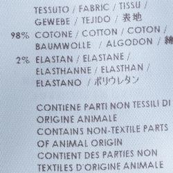 Pre Owned McQ By Alexander McQueen Off-White Low Waist Denim Jeans S