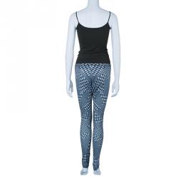 McQ By Alexander McQueen Monochrome Houndstooth Leggings L