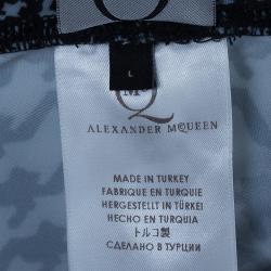 McQ By Alexander McQueen Monochrome Houndstooth Leggings L