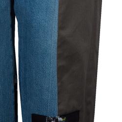 Pre Owned McQ by Alexander McQueen Loose Patchwork Distressed Jeans L