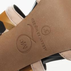 McQ by Alexander McQueen Blossom Mesh Bombe Sandals Size 36