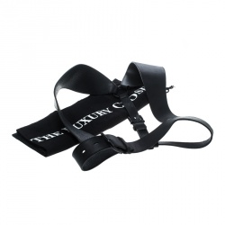 McQ by Alexander McQueen Black Leather Harness Belt Size S