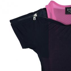 مملوكة مسبقًا McQ by Alexander McQueen Gray T-Shirt Dress M