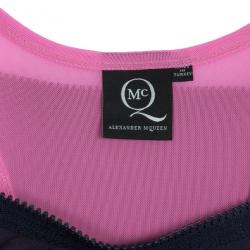 مملوكة مسبقًا McQ by Alexander McQueen Gray T-Shirt Dress M