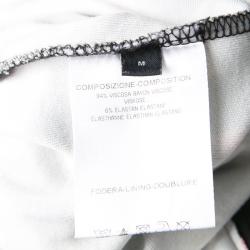 Pre Owned فستان أم سي كيو باي أليكساندر ماكوين طباعة كالديسكوب فراشة متعدد الألوان بأكمام قصيرة M