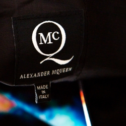 Pre Owned McQ By Alexander McQueen Multicolor Blurry Lights Print Skirt S