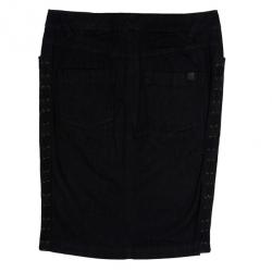 Pre Owned McQ by Alexander McQueen Criss Cross Denim Skirt M