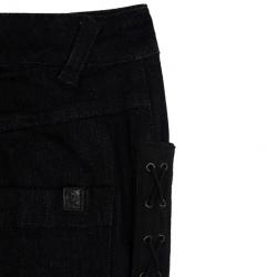 Pre Owned McQ by Alexander McQueen Criss Cross Denim Skirt M