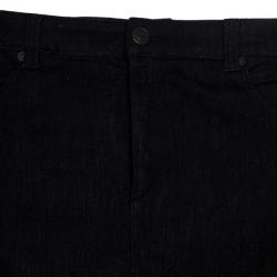 Pre Owned McQ by Alexander McQueen Criss Cross Denim Skirt M