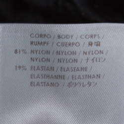 Pre Owned McQ by Alexander McQueen Black Stretch Perforated Knit Bodycon Top L