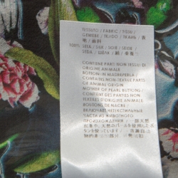 Pre Owned McQ by Alexander McQueen Multicolor Floral Print Silk Sheer Shirt L