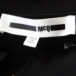 Pre Owned McQ by Alexander McQueen Black Phoenix Paisley Print Jumper M