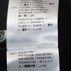 Pre Owned McQ by Alexander McQueen Black Phoenix Paisley Print Jumper M