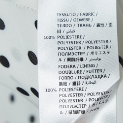 Pre Owned McQ by Alexander McQueen White Polka Dot Print Chiffon Short Dress S