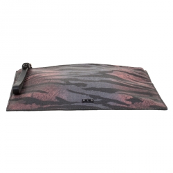 Pre Owned MCQ by Alexander McQueen Multicolor Printed Leather Envelop Clutch