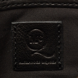 Pre Owned McQ by Alexander McQueen Black Textured Leather Shoulder Bag