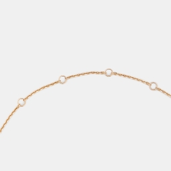 Messika Baby Move Pavé  Diamond 18k Rose Gold Necklace