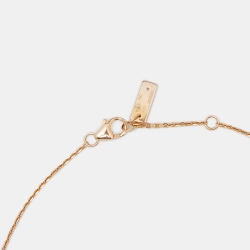 Messika Baby Move Pavé  Diamond 18k Rose Gold Necklace
